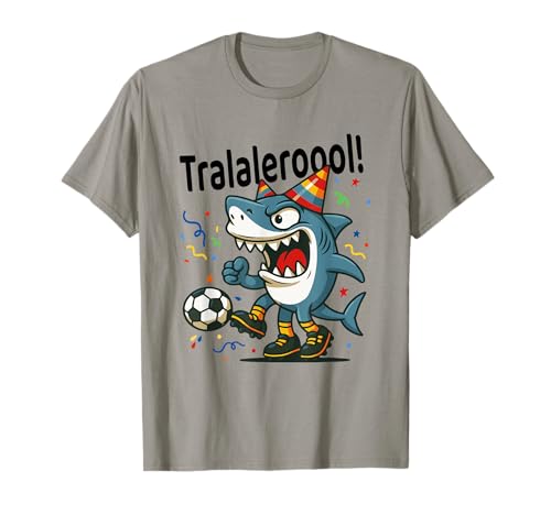Tralalero Tralala Italian Brainrot Soccer Birthday Meme Boys T-Shirt von Tralalero Meme Squad