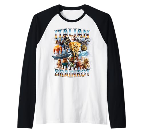 Italian Brainrot Italian Brainrot Lustiges Memes-Geschenk für Jungen und Kinder Raglan Italian Brainrot Italian Brainrot Lustiges Memes-Geschenk für Jungen und Kinder Raglan von Tralalero Tralala Bombardino Crocodilo Tee Shirt