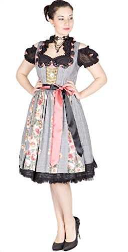 Tramontana 11187 60er Dirndl hellgrau Altrosa Size 36 von Tramontana