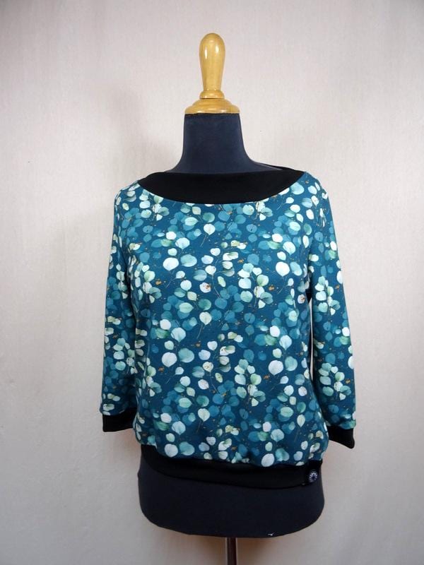 3/4-Arm Bluse Mit Blumen - Oder Leopardenmuster von Tramplemousse