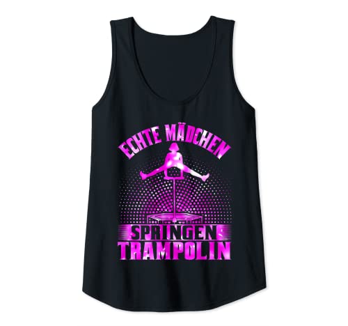 Damen Jumping Fitness Trampolin Tank Top von Trampolinspringen Jumping für Frauen Geschenkidee