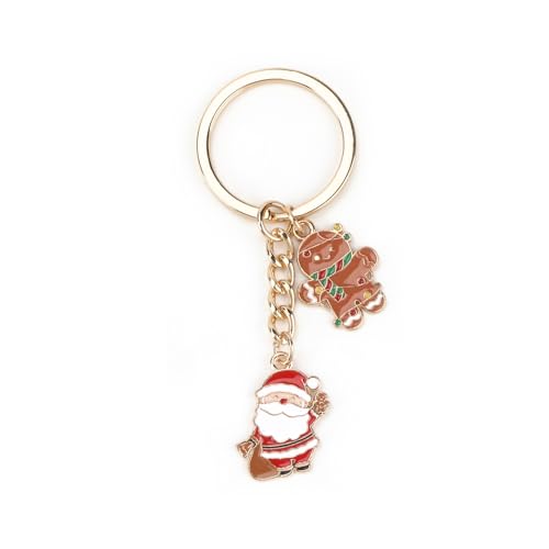 Eleganter Schlüsselanhänger Für Frauen Im Süßen Weihnachtsdesign, Niedlicher Weihnachtsmann Als Geschenk Für Schweser, Kolleginnen Und Als Kleine Aufmerksamkeit Zum Geburtstag, Kleines Geschenk von Tranbath