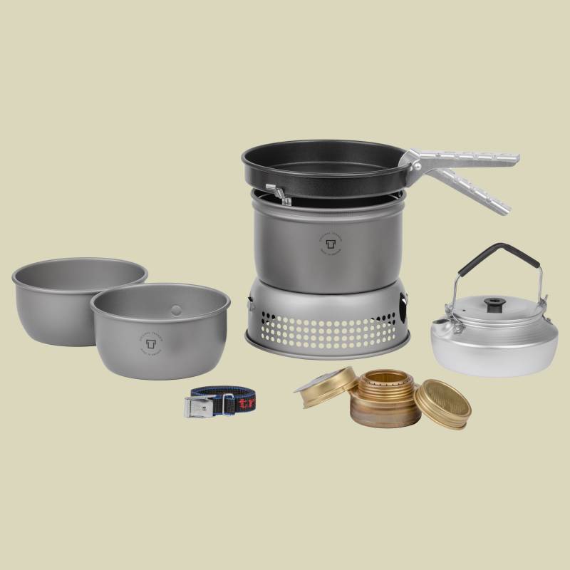 Sturmkocher klein 27-4  UL Alu HA m. Nonstick Pfanne mit Wasserkessel von Trangia