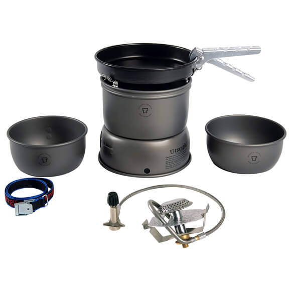 Trangia - 25-1 Sturmkocher mit Primus Gasbrenner - Gaskocher grau von Trangia