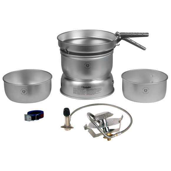 Trangia - 25-1 Sturmkocher mit Primus Gasbrenner - Gaskocher grau von Trangia