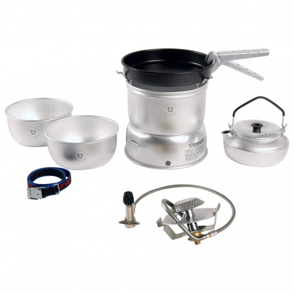 Trangia - 25-4 Sturmkocher mit Primus Gasbrenner - Gaskocher grau von Trangia