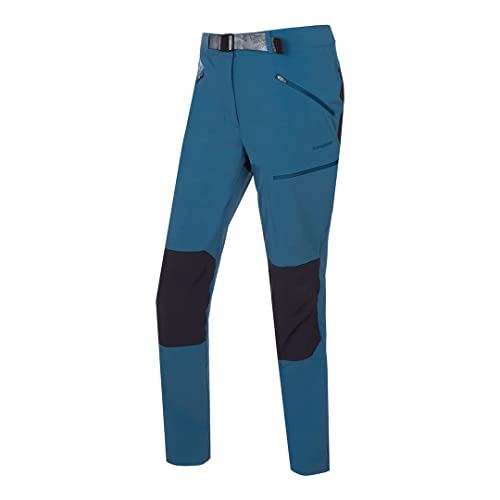 TRANGO Damen Pant Tsenda Lange Hose, Blau/Schwarz, XL von Trango