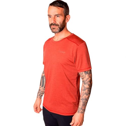 TRANGO Herren T-Shirt Latemar Tshirt, orange, S von Trango