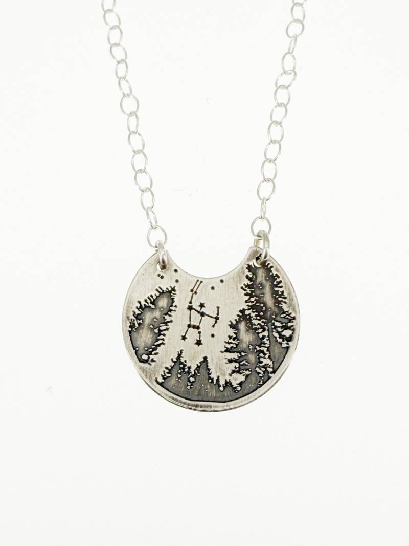 Kleine Nachthimmel "Orion" Halskette Aus 925 Sterling Silber." von TranquillaStudio