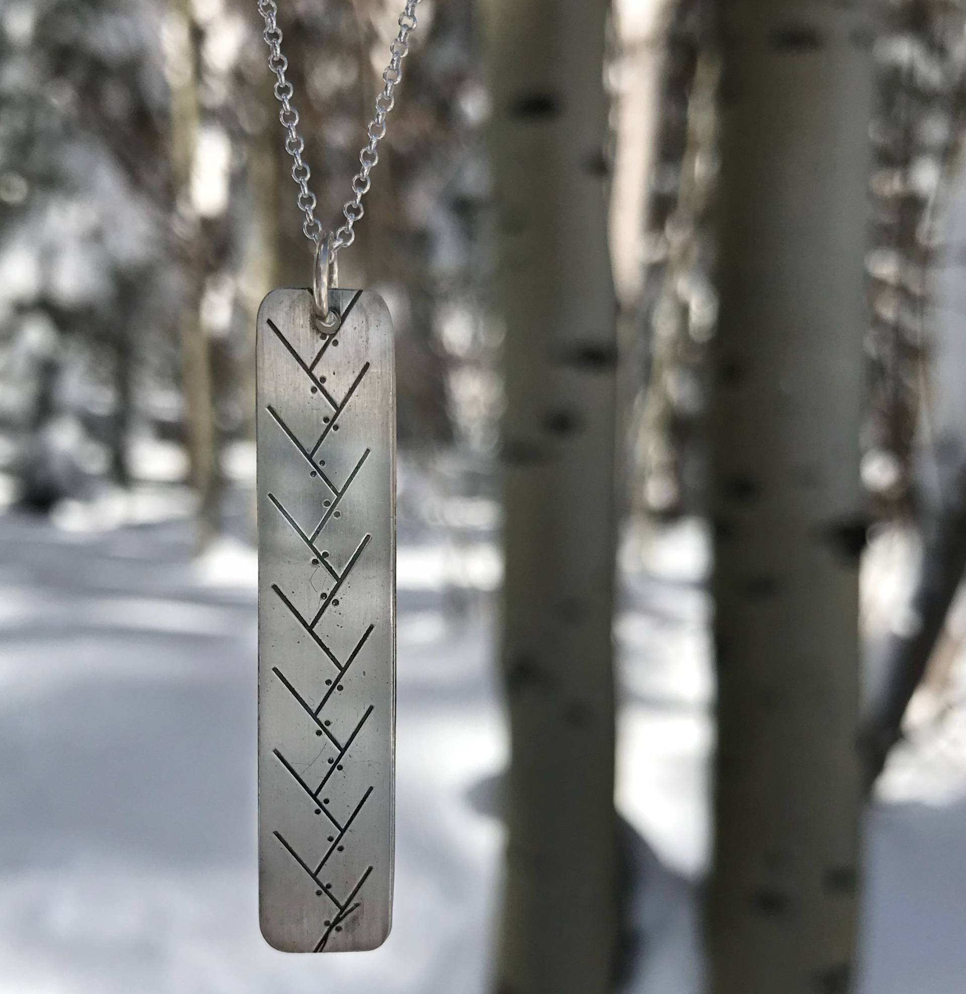 Langlauf Schmuck, Halskette, Langlauf, Skating Ski von TranquillaStudio