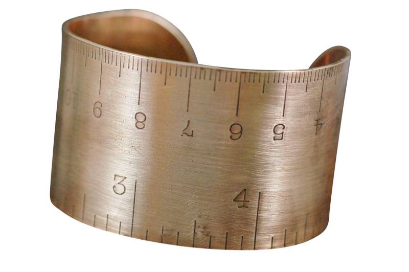 Messing Lineal Maßband Aufdruck, Schmal Und Breit Größen von TranquillaStudio