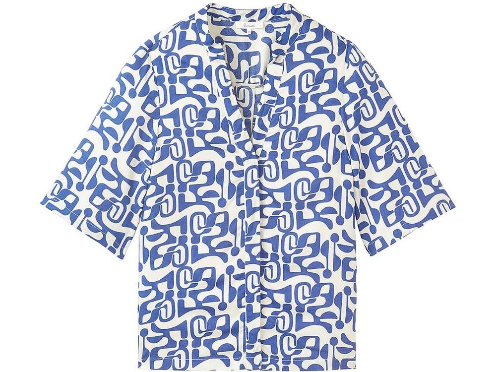 Tranquillo Blusentop tranquillo Damen-Bluse mit 3/4-Ärmel von Tranquillo