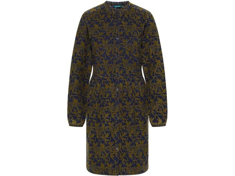 Tranquillo Jerseykleid tranquillo Bio-Damen-Midi-Cord-Kleid mit Rüschen-K von Tranquillo