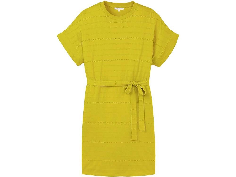 Tranquillo Jerseykleid tranquillo Bio-Damen-Mini-Kleid aus Ajour-Jersey m von Tranquillo