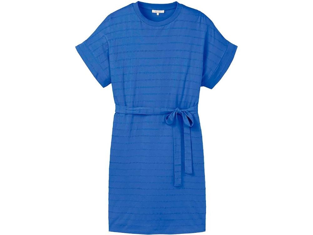 Tranquillo Jerseykleid tranquillo Bio-Damen-Mini-Kleid aus Ajour-Jersey m von Tranquillo