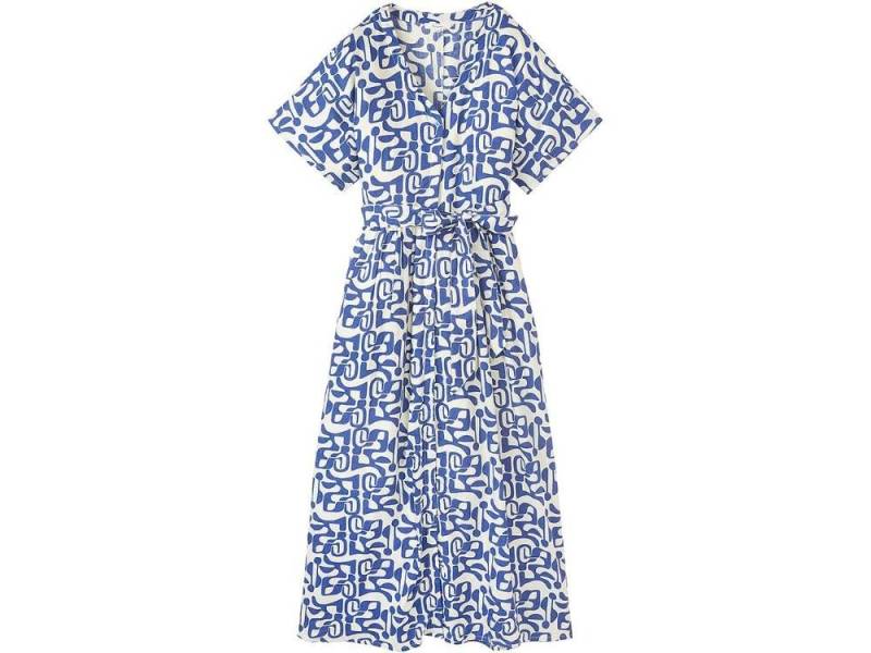 Tranquillo Jerseykleid tranquillo Damen-Maxi-Kleid mit Bindegürtel von Tranquillo