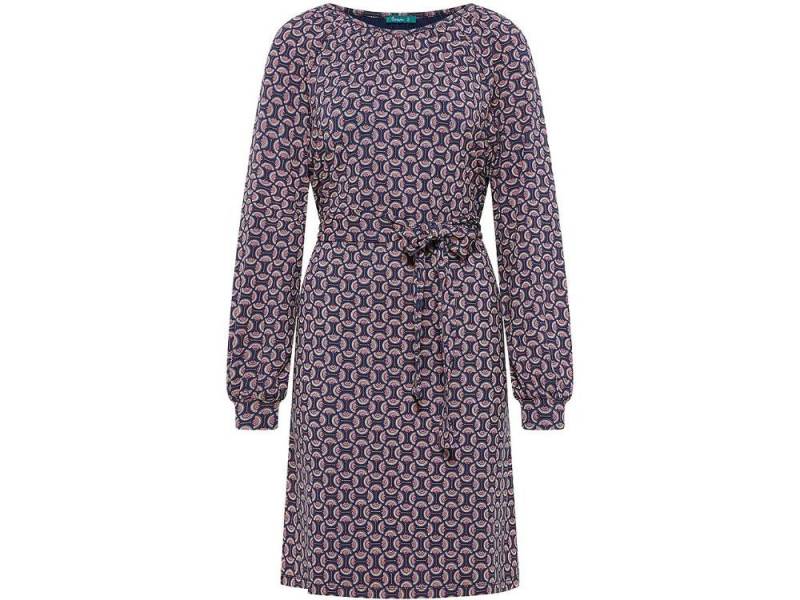 Tranquillo Jerseykleid tranquillo Damen-Midi-Kleid mit Bindegürtel von Tranquillo
