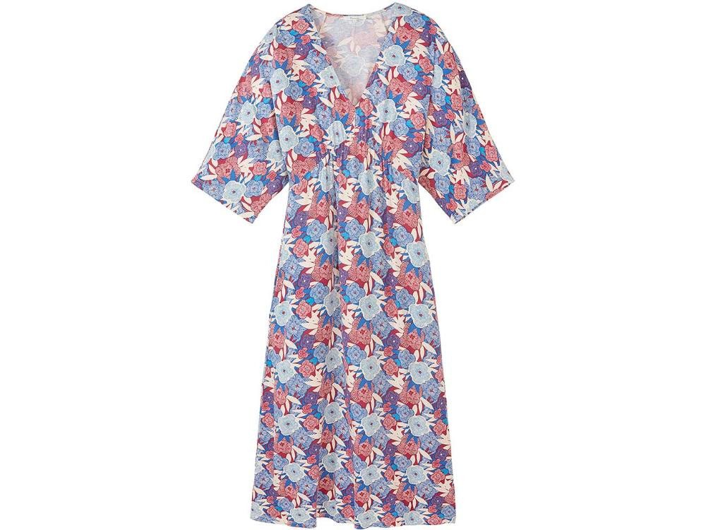 Tranquillo Jerseykleid tranquillo Damen-Midi-Kleid mit weiten 3/4-Ärmel von Tranquillo