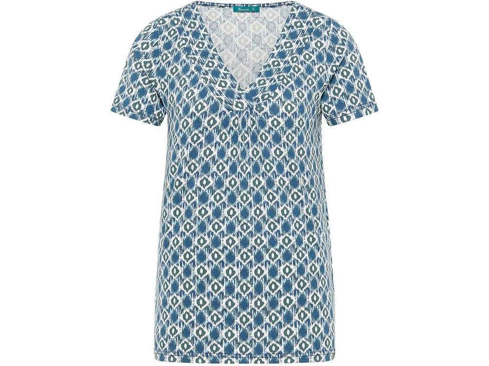 Tranquillo T-Shirt tranquillo Bio-Damen-Jersey-T-Shirt mit V-Ausschni von Tranquillo