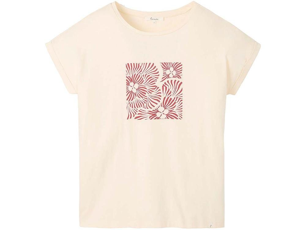 Tranquillo T-Shirt tranquillo Bio-Damen-T-Shirt mit floralem Print von Tranquillo