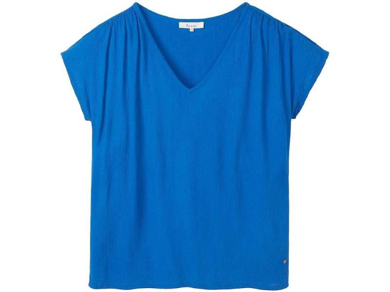 Tranquillo T-Shirt tranquillo Damen-T-Shirt mit dezenten Raffungen von Tranquillo