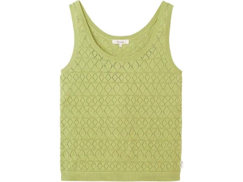 Tranquillo Tanktop tranquillo Bio-Damen-Strick-Top mit Ajour-Spitze von Tranquillo