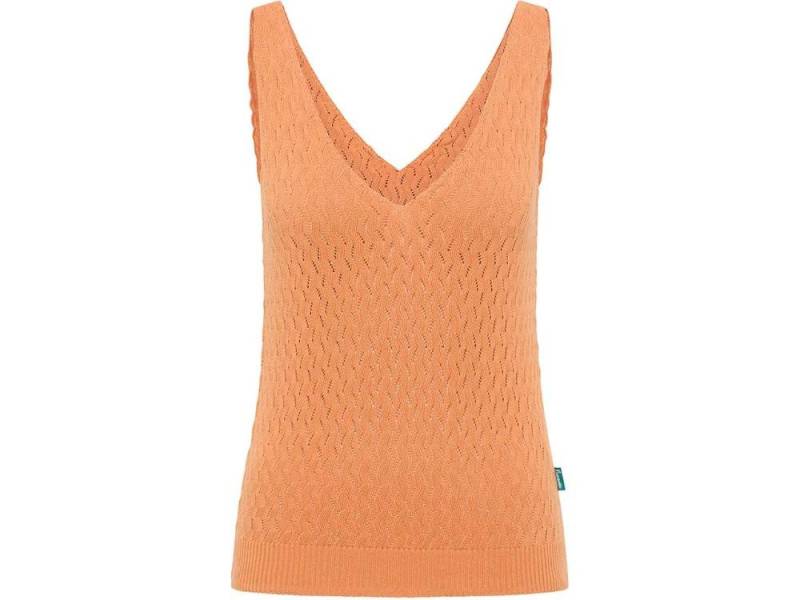 Tranquillo V-Shirt tranquillo Bio-Damen-Strick-Top mit V-Ausschnitt von Tranquillo