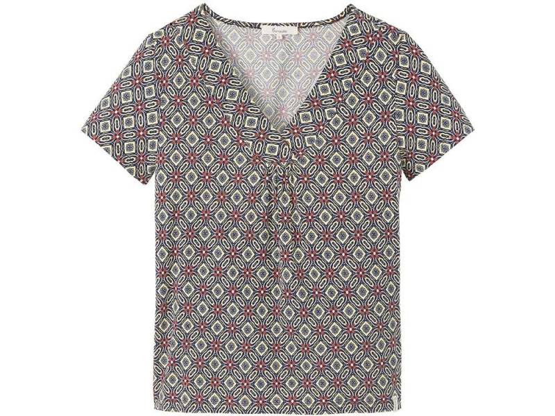 Tranquillo V-Shirt tranquillo Bio-Damen-T-Shirt mit abgesetztem V-Aus von Tranquillo