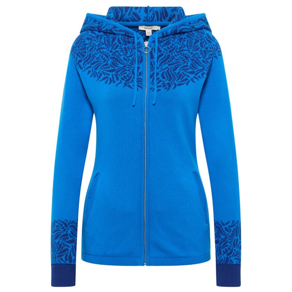 Tranquillo - Women's Jaquard-Strickjacke - Freizeitjacke Gr L blau von Tranquillo