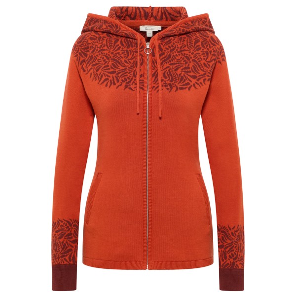 Tranquillo - Women's Jaquard-Strickjacke - Freizeitjacke Gr XS rot von Tranquillo