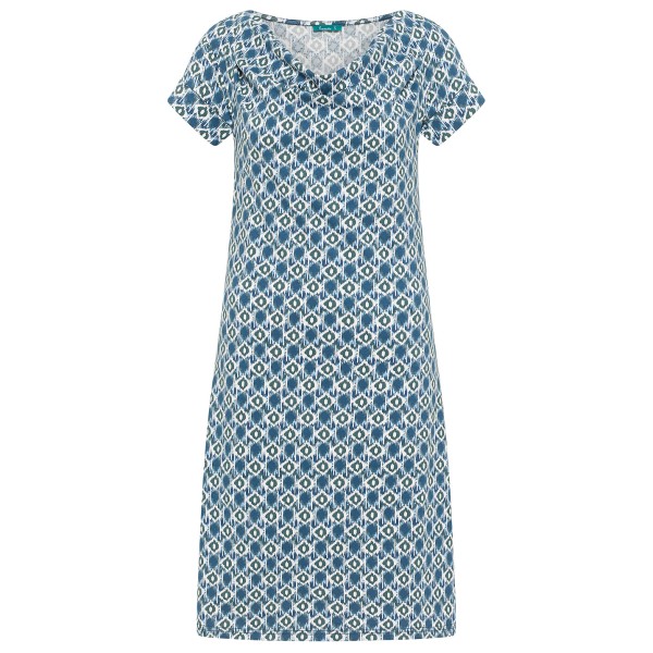 Tranquillo - Women's Kleid mit Wasserfallausschnitt - Kleid Gr S grau von Tranquillo