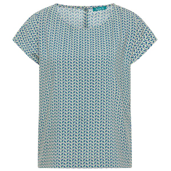 Tranquillo - Women's Lockere EcoVero Bluse - T-Shirt Gr 40 türkis von Tranquillo