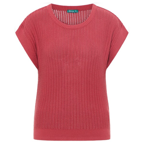 Tranquillo - Women's Lockeres Strick-Shirt - T-Shirt Gr S rot von Tranquillo