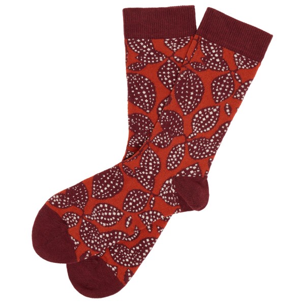 Tranquillo - Women's Socken Fired Brick Turtle - Multifunktionssocken Gr 35–38 rot von Tranquillo