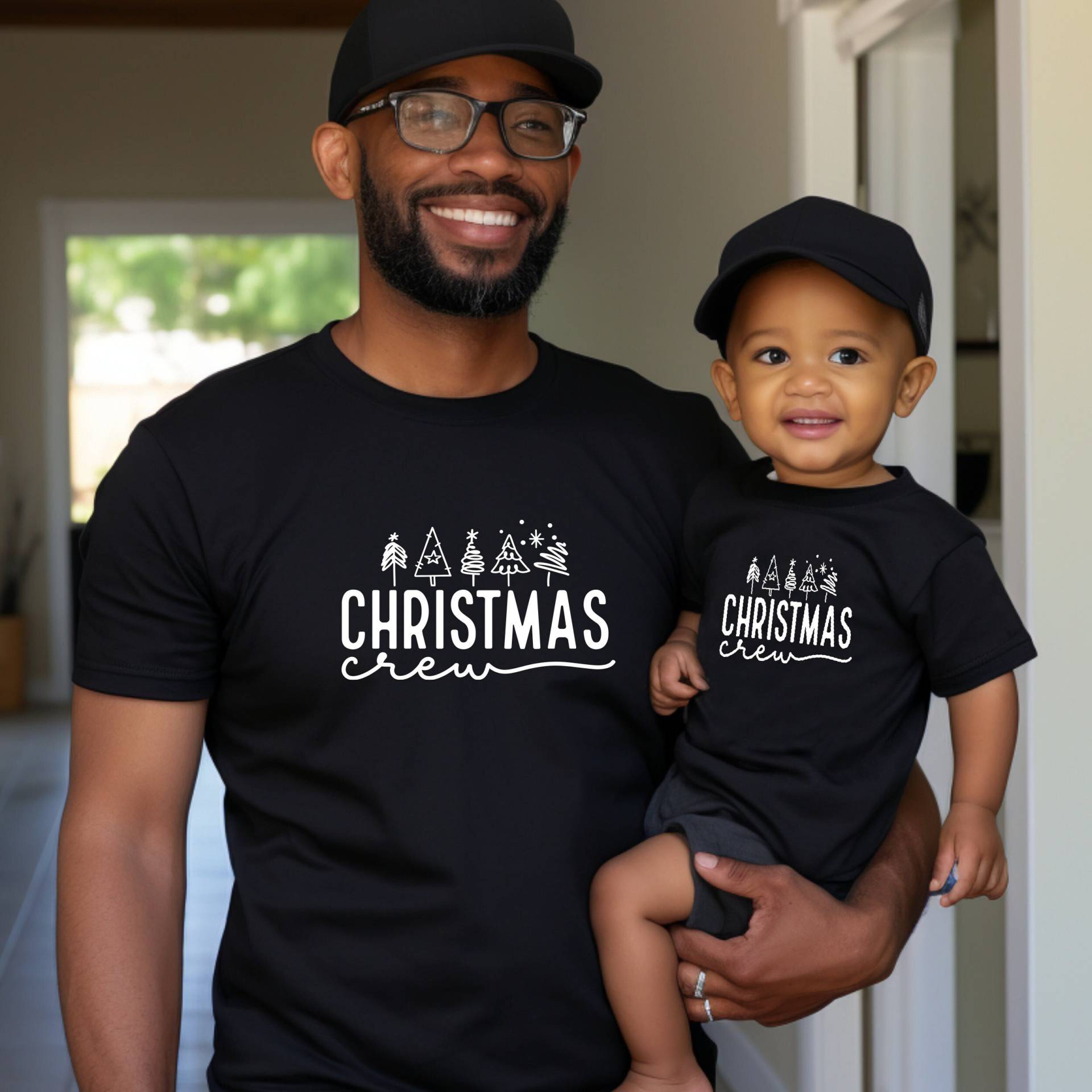 Bügelbild Weihnachten Christmas Crew, Familien T Shirts, Pullover Weihnachten, Kleidung Zu Baby Weihnachtsoutfit von TransferExperience