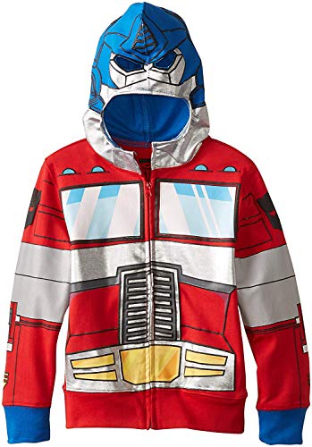 Transformers Jungen Kapuzenpullover Optimus Prime Character, rot, 4 von Transformers