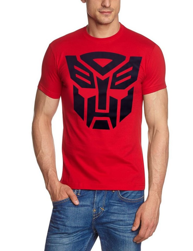 Transformers Print-Shirt Transformers T-Shirt Rot Autobot Logo S M L XL XXL Transformers Print-Shirt Transformers T-Shirt Rot Autobot Logo S M L XL XXL von Transformers
