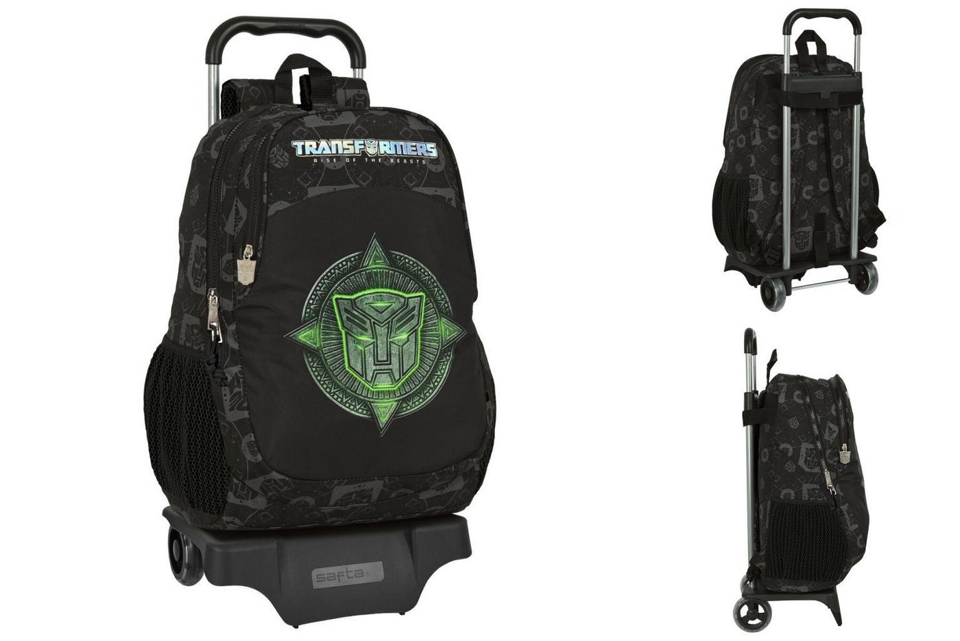 Transformers Rucksack Transformers Kinder-Rucksack mit Rädern Schwarz 32 x 44 x 16 cm von Transformers