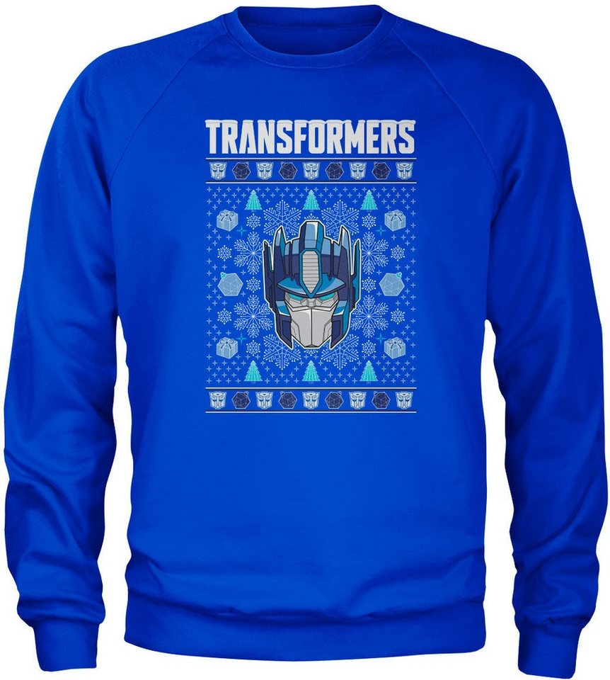 Transformers Rundhalspullover Transformers Christmas Pattern Sweatshirt von Transformers