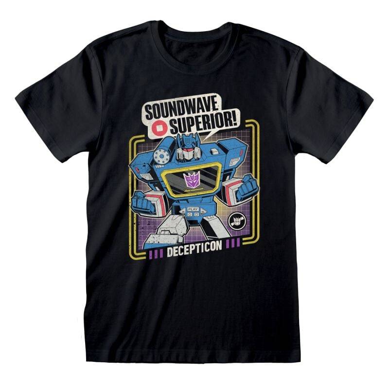 Transformers Soundwave Superior T-Shirt schwarz in S von Transformers