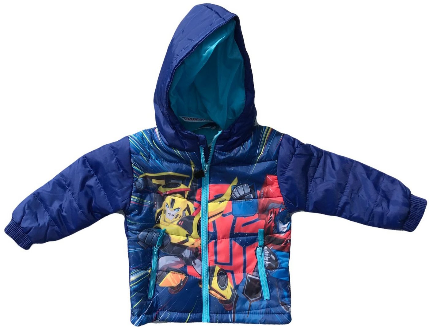 Transformers Winterjacke TRANSFORMERS Kinderjacke Jacke für Jungen in blau oder grau für Kinder 3 4 6 8 Jahre von Transformers