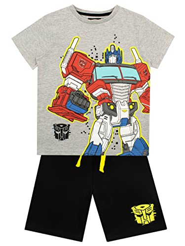 Transformes Jungen T-Shirt und Shorts Set Optimus Prime Mehrfarbig 122 von Transformers