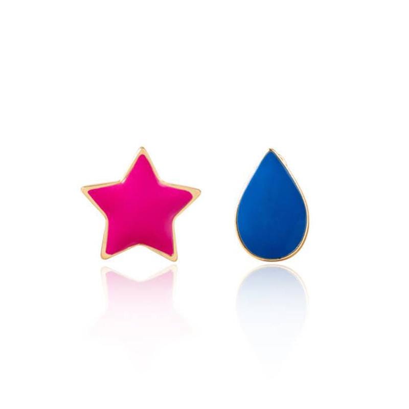 Hunter X Hisoka Cosplay Earrings Star Teardrop Anime Stud Hxh Jewelry Gift For Men Women von TransgalacticCo