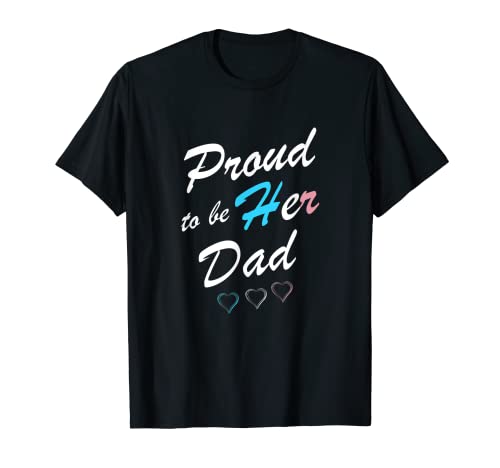 Herren Proud To Be His Dad Transgender Pride Flag Trans Sohn T-Shirt von Transgender FTM & MTF Shirts Geschenke