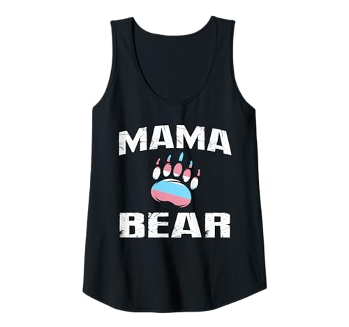 Damen Mama Bear Transgender Cute Mom Shirt Trans Pride Geschenk Tank Top Damen Mama Bear Transgender Cute Mom Shirt Trans Pride Geschenk Tank Top von Transgender Flag LGBTQ Gift Tee