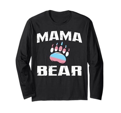 Mama Bear Transgender Cute Mom Shirt Trans Pride Geschenk Langarmshirt Mama Bear Transgender Cute Mom Shirt Trans Pride Geschenk Langarmshirt von Transgender Flag LGBTQ Gift Tee