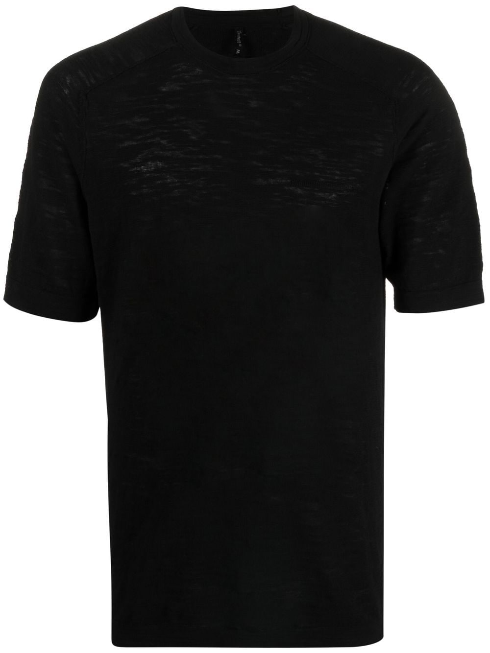 Transit T-Shirt in Distressed-Optik - Schwarz von Transit