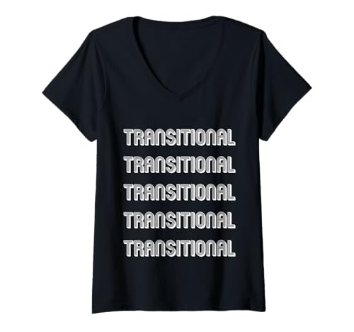 Damen Übergang T-Shirt mit V-Ausschnitt Damen Übergang T-Shirt mit V-Ausschnitt von Transitional Apparel