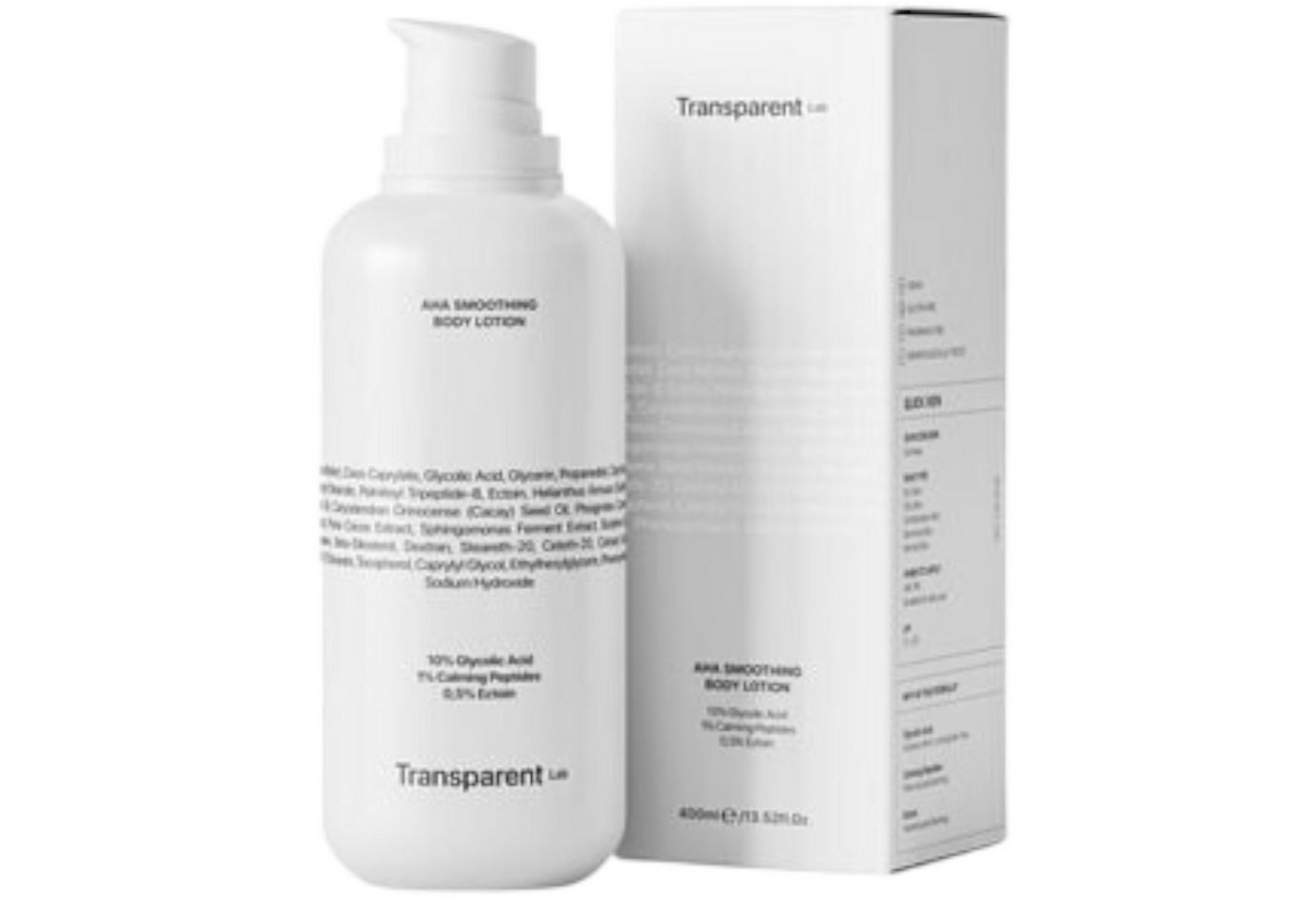 Transparent Lab Bodylotion Transparent Lab AHA Smoothing Body Lotion 400 ml Transparent Lab Bodylotion Transparent Lab AHA Smoothing Body Lotion 400 ml von Transparent Lab