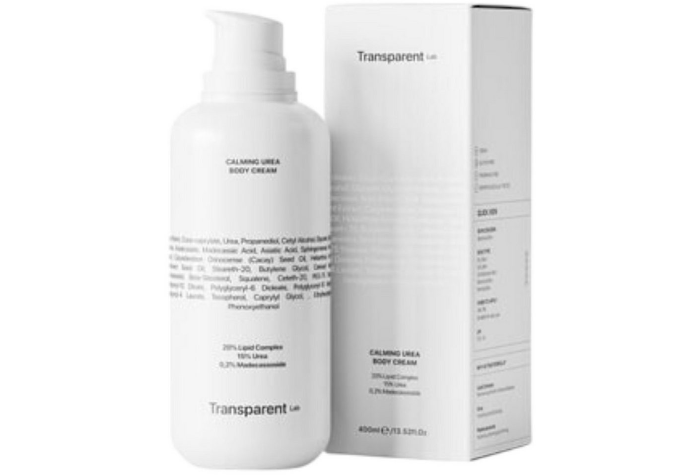 Transparent Lab Bodylotion Transparent Lab Calming Urea Body Cream 400 ml Transparent Lab Bodylotion Transparent Lab Calming Urea Body Cream 400 ml von Transparent Lab